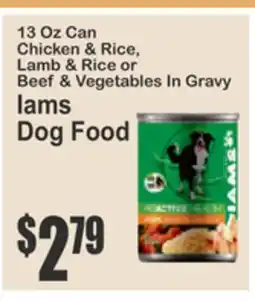 Almonte's Food Dynasty Marketplace Iams Dog Food offer