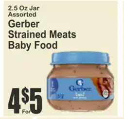 Almonte's Food Dynasty Marketplace Gerber Strained Meats Baby Food offer