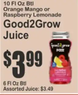 Almonte's Food Dynasty Marketplace Good2Grow Juice offer