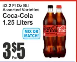 Almonte's Food Dynasty Marketplace 42.2 FL Oz Btl Assorted Varieties Coca-Cola offer