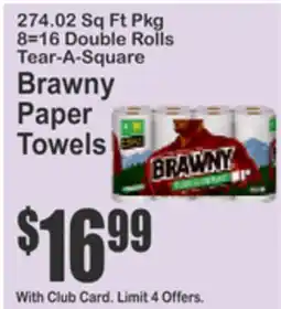 Almonte's Food Dynasty Marketplace Brawny Paper Towels offer