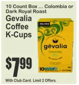 Almonte's Food Dynasty Marketplace Gevalia Coffee K-Cups offer