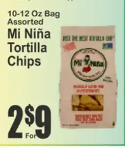 Almonte's Food Dynasty Marketplace 10-12 Oz Bag Assorted Mi Niña Tortilla Chips offer