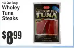 Almonte's Food Dynasty Marketplace 13 Oz Bag Wholey Tuna Steaks offer