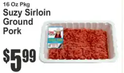 Almonte's Food Dynasty Marketplace 16 Oz Pkg Suzy Sirloin Ground Pork offer