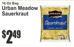 Almonte's Food Dynasty Marketplace 16 Oz Bag Urban Meadow Sauerkraut offer
