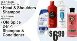 Almonte's Food Dynasty Marketplace • Head & Shoulders Shampoo • Old Spice 2-In-1 Shampoo & Conditioner offer