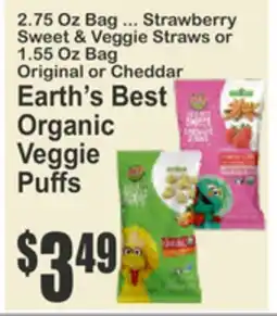 Almonte's Food Dynasty Marketplace Earth's Best Organic Veggie Puffs offer