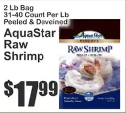 Almonte's Food Dynasty Marketplace AquaStar Raw Shrimp offer