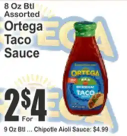 Almonte's Food Dynasty Marketplace Ortega Taco Sauce offer