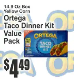 Almonte's Food Dynasty Marketplace Ortega Taco Dinner Kit Value Pack offer