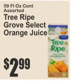 Almonte's Food Dynasty Marketplace Tree Ripe Grove Select Orange Juice offer
