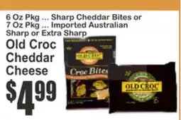 Almonte's Food Dynasty Marketplace Old Croc Cheddar Cheese offer