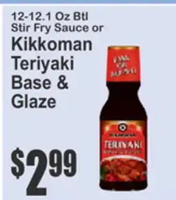 Almonte's Food Dynasty Marketplace 12-12.1 Oz Btl Stir Fry Sauce or Kikkoman Teriyaki Base & Glaze offer