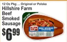 Almonte's Food Dynasty Marketplace Hillshire Farm Beef Smoked Sausage offer