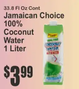 Almonte's Food Dynasty Marketplace Jamaican Choice 100% Coconut Water offer