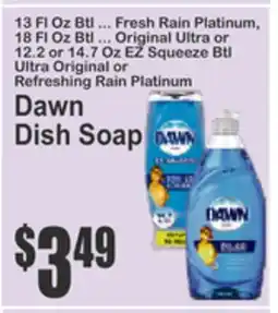 Almonte's Food Dynasty Marketplace Dawn Dish Soap offer