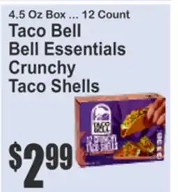 Almonte's Food Dynasty Marketplace Taco Bell Bell Essentials Crunchy Taco Shells offer