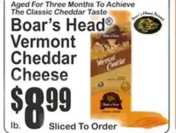Almonte's Food Dynasty Marketplace Boar's Head Vermont Cheddar Cheese offer