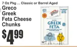 Almonte's Food Dynasty Marketplace Greco Greek Feta Cheese Chunks offer