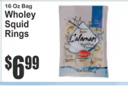 Almonte's Food Dynasty Marketplace 16 Oz Bag Wholey Squid Rings offer