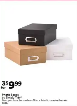 Michaels photo Boxes by Simply Tidy offer