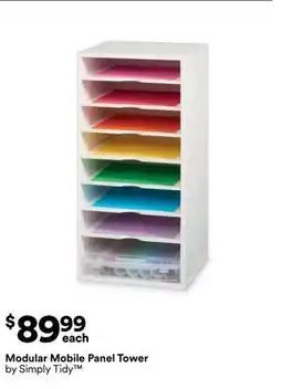 Michaels Modular Mobile panel Tower by Simply Tidy offer