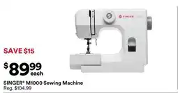 Michaels SINGER M1000 Sewing Machine offer