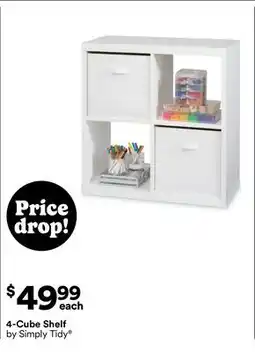 Michaels 4-Cube Shelf by Simply Tidy offer