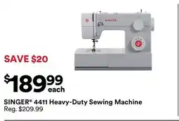 Michaels SINGER 4411 Heavy-Duty Sewing Machine offer