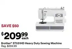 Michaels Brother ST531HD Heavy Duty Sewing Machine offer