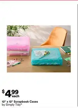 Michaels 12 x 12 Scrapbook Cases by Simply Tidy offer