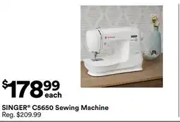 Michaels SINGER C5650 Sewing Machine offer