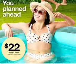 Target Shade & Shore women's swimwear offer