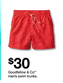 Target Goodfellow & Co men's swim trunks offer