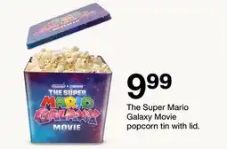Target The Super Mario Galaxy Movie popcorn tin with lid offer