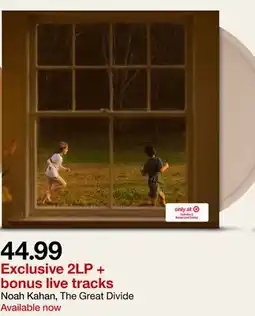 Target Noah Kahan, The Great Divide offer