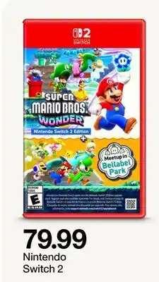 Target Nintendo Switch 2 offer