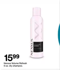 Target Nexxus Volume Refresh 5-oz. dry shampoo offer