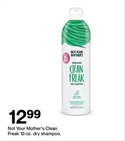 Target Not Your Mother's Clean Freak 12-oz. dry shampoo offer