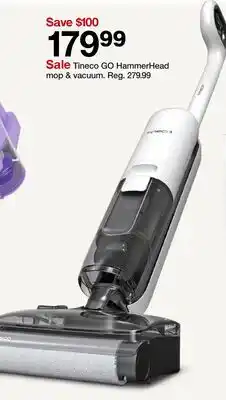Target Tineco GO HammerHead mop & vacuum offer