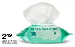 Target up&up 25-ct. baby hand & face wipes offer
