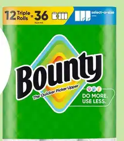 Target Bounty Select-a-Size 12-ct. triple paper towel rolls offer