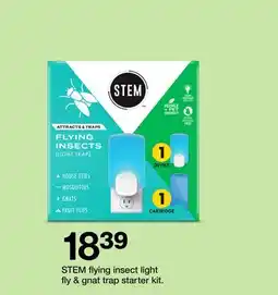 Target STEM flying insect light fly & gnat trap starter kit offer