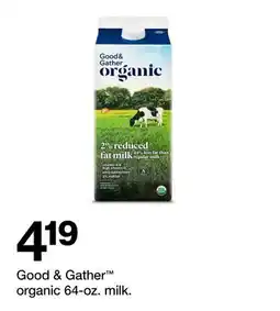 Target Good & Gather organic offer