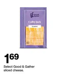 Target Select Good & Gather sliced cheese offer