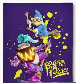 Target The Super Mario Galaxy Movie Bowser Jr blanket offer