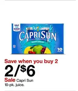 Target Capri Sun offer