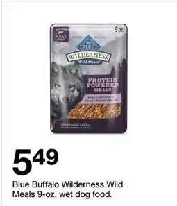 Target Blue Buffalo Wilderness Wild Meals 9-oz. wet dog food offer