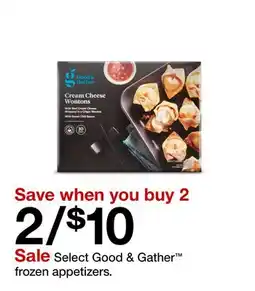 Target Select Good & Gather frozen appetizers offer
